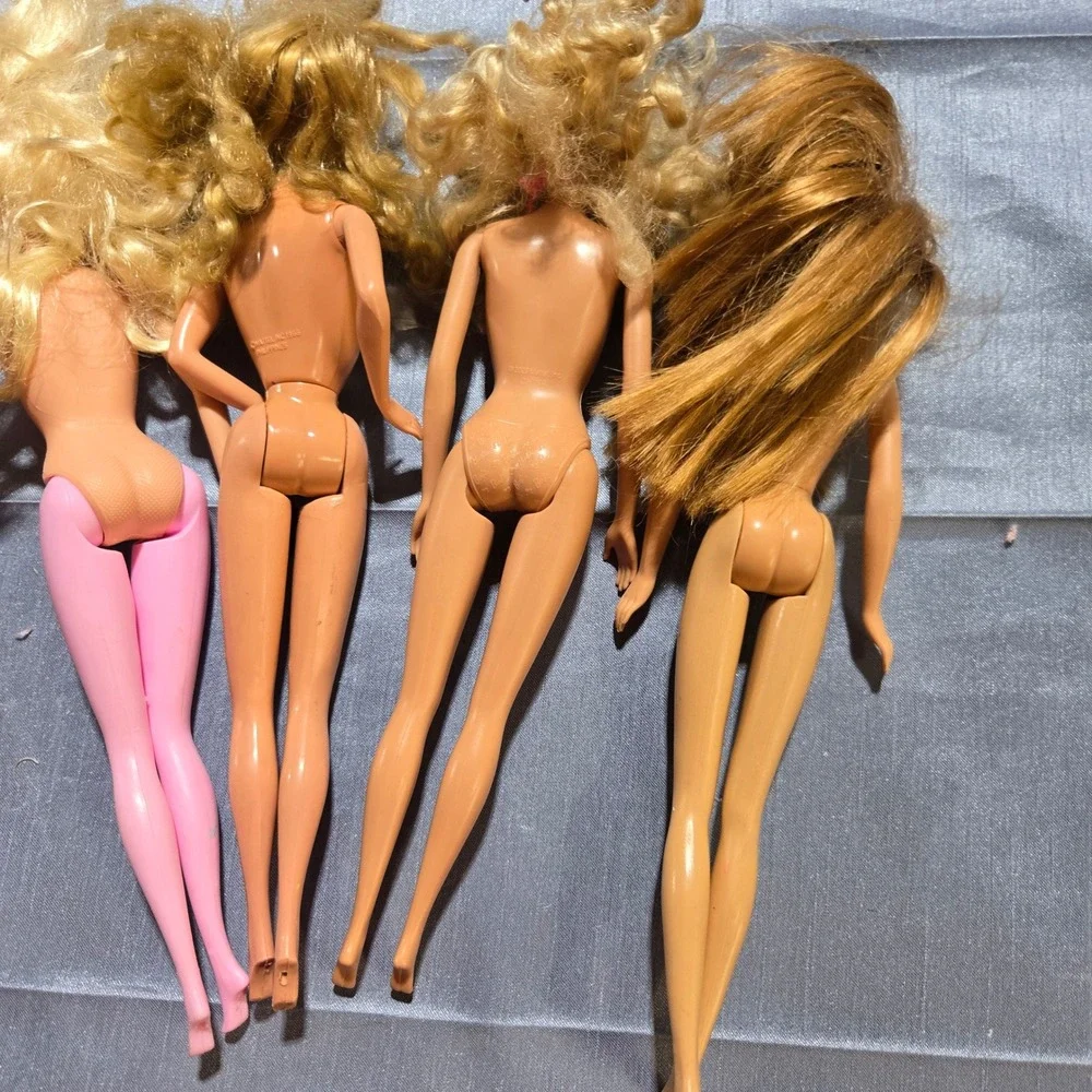 Vintage Mattel‎ Barbie Doll Lot of 5 Blonde Strawberry Blonde 1966-2007